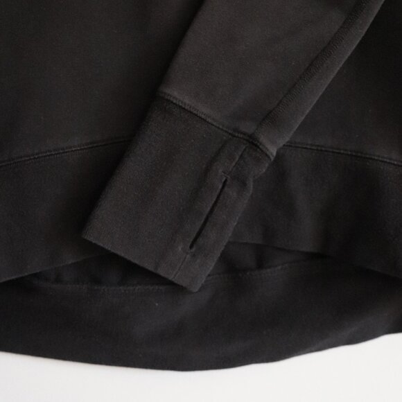 Lululemon Womens Meditate Black Sz 4 Activewear High-Low Wide Neck Sweatshirt - Picture 8 of 12